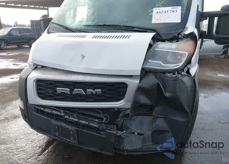2021 Ram Promaster 1500 Low Roof 136 Wb from USA, damaged, VIN 3C6LRVAG9ME577786